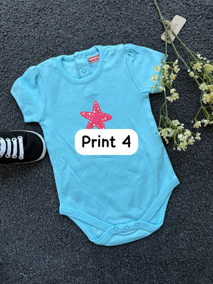 Half-Sleeve Onesie (3-6 Months)| rompers