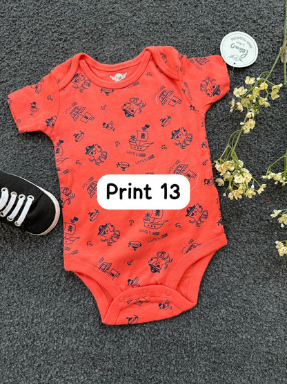 Half-Sleeve Onesie (3-6 Months)| rompers
