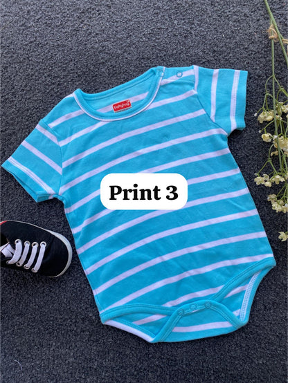 Half-Sleeve Onesie (6-9 Months) |rompers