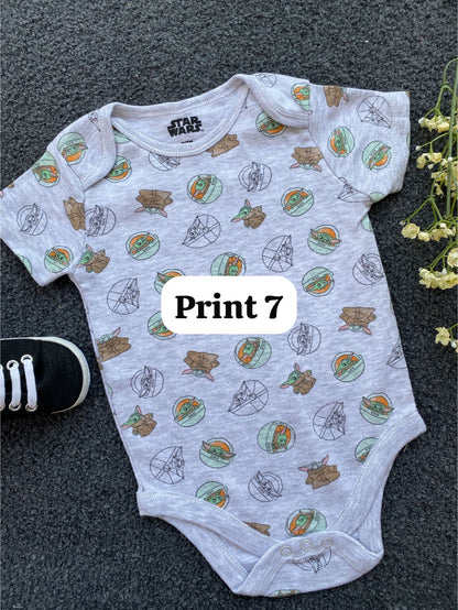 Half-Sleeve Onesie (6-9 Months) |rompers