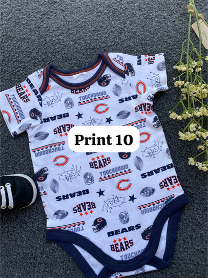Half-Sleeve Onesie (6-9 Months) |rompers