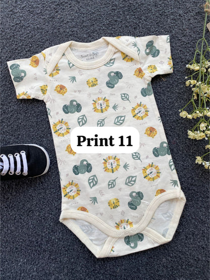 Half-Sleeve Onesie (6-9 Months) |rompers