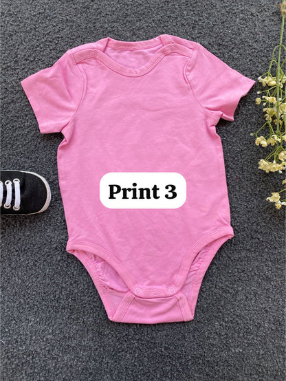 Half-Sleeve Onesie (6-9 Months) |rompers