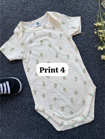 Half-Sleeve Onesie (6-9 Months) |rompers