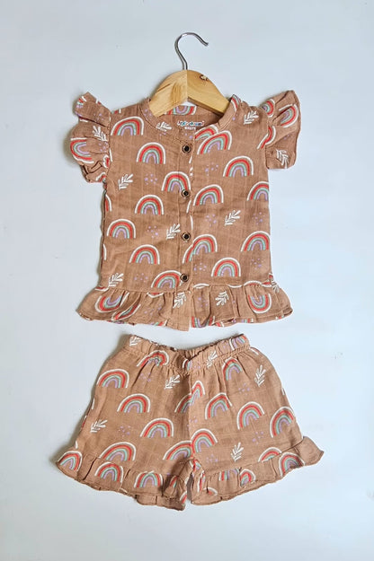 Muslin Frill Summer Short Sets | Summer Edition | Soft and Breathable