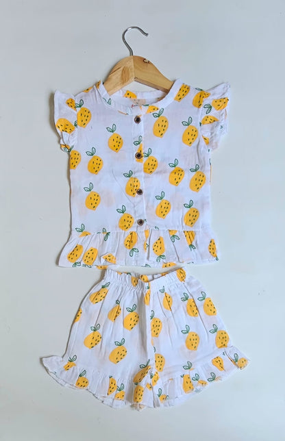Muslin Frill Summer Short Sets | Summer Edition | Soft and Breathable