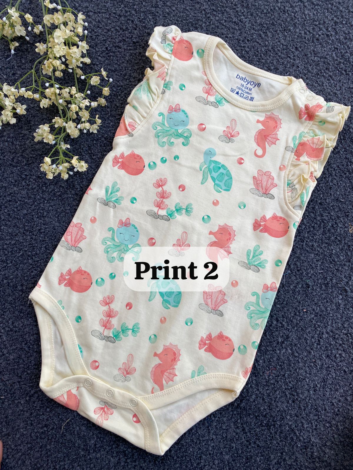 Half-Sleeve Onesie (12-18 Months)