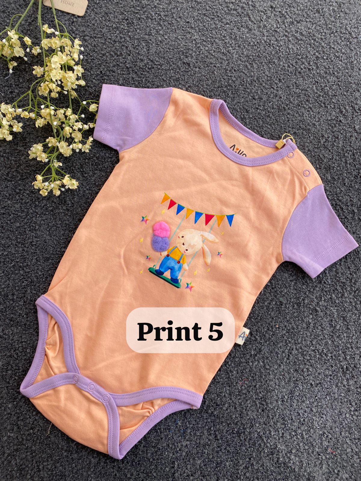 Half-Sleeve Onesie (12-18 Months)
