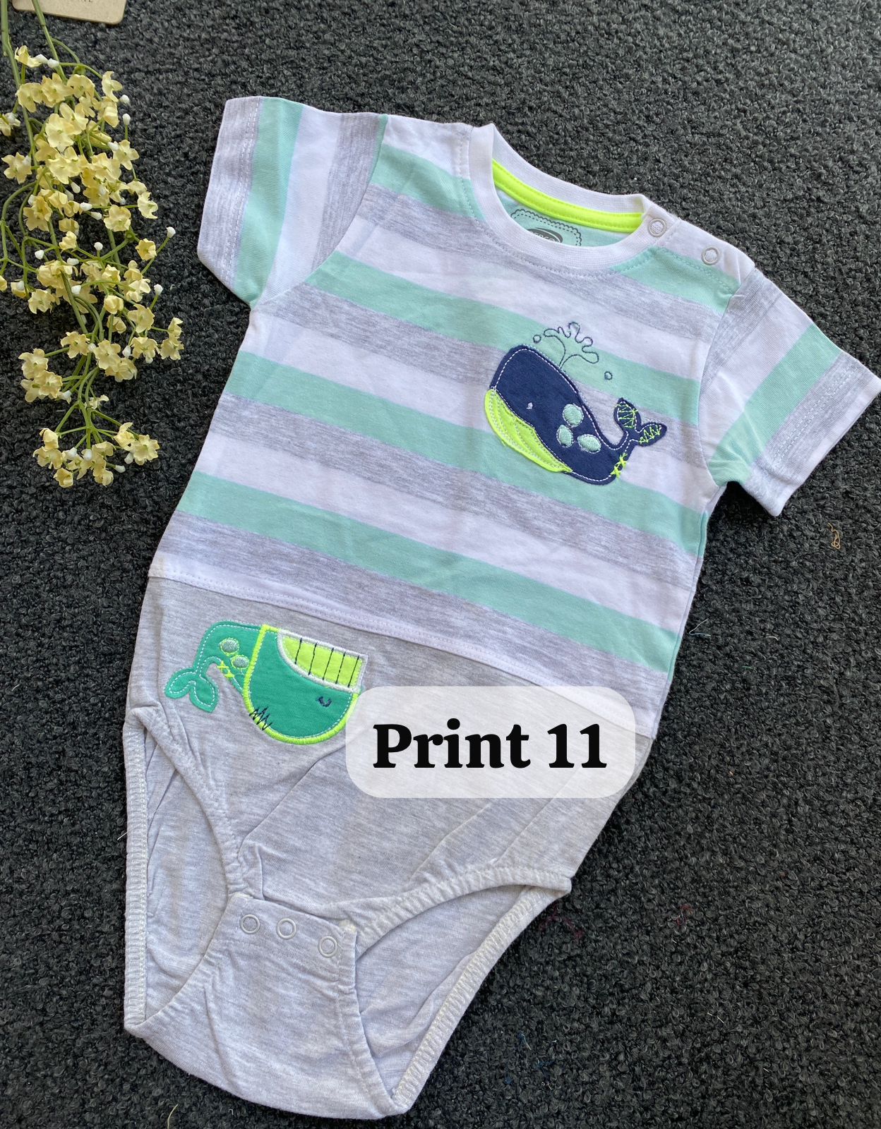 Half-Sleeve Onesie (12-18 Months)