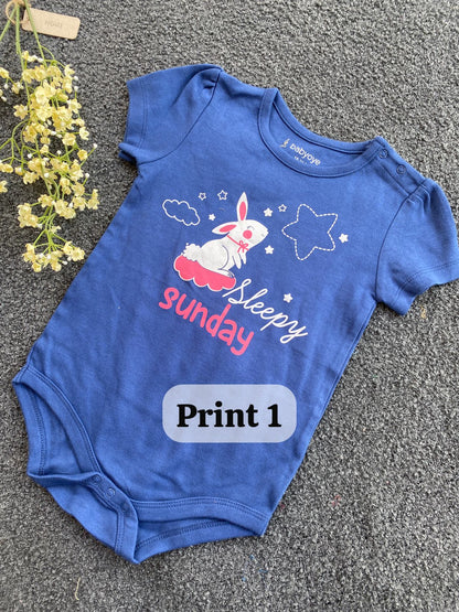 Half-Sleeve Onesie (12-18 Months)| rompers