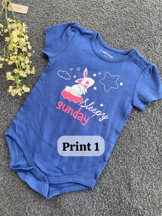 Half-Sleeve Onesie (12-18 Months)| rompers