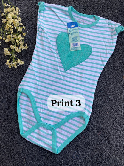Half-Sleeve Onesie (12-18 Months)| rompers