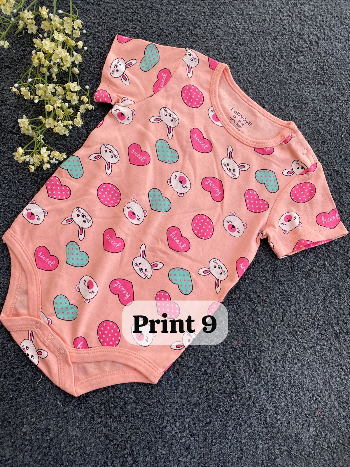 Half-Sleeve Onesie (18-24 Months)