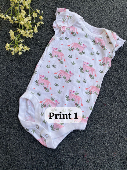 Half-Sleeve Onesie (Newborn)|rompers