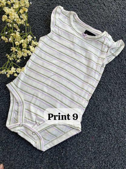 Half-Sleeve Onesie (0-3 Months)|rompers