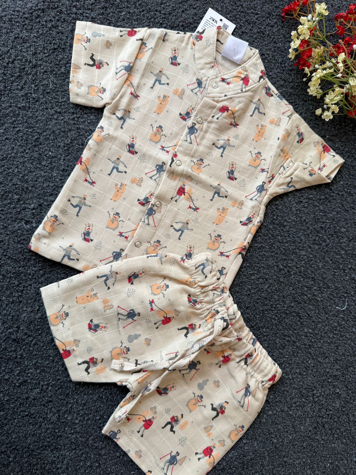 Premium Muslin & Cotton Boy Coords| 0-2yrs | Summer Edition | Soft and Breathable