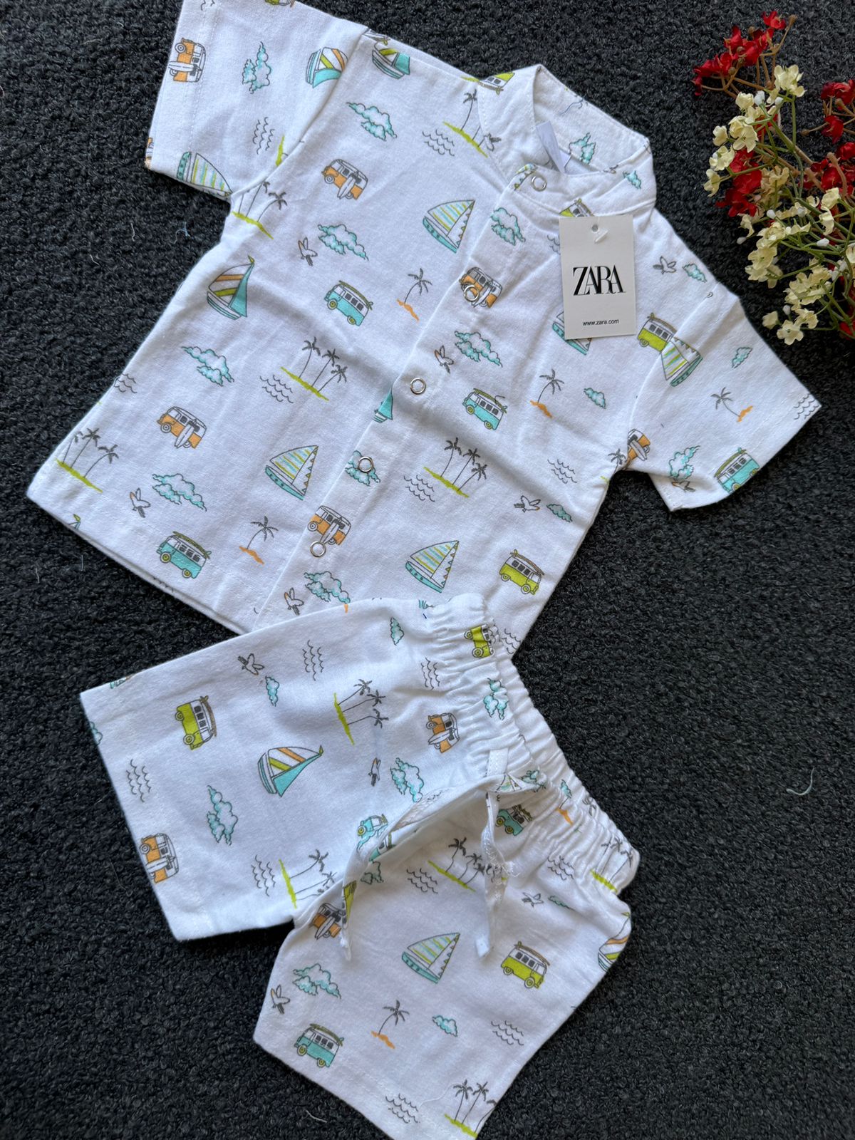 Premium Muslin & Cotton Boy Coords| 0-2yrs | Summer Edition | Soft and Breathable