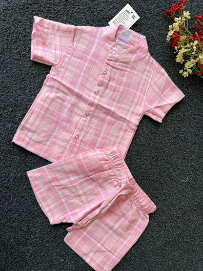 Premium Muslin & Cotton Boy Coords| 0-2yrs | Summer Edition | Soft and Breathable