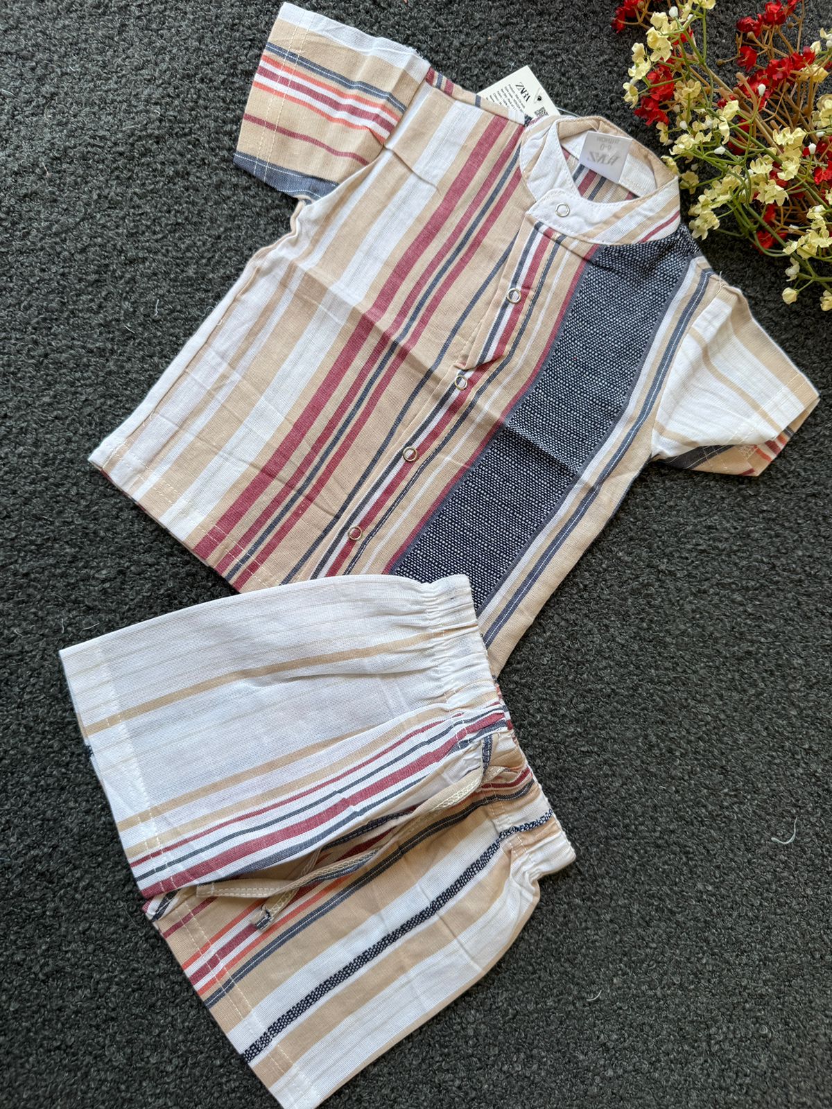 Premium Muslin & Cotton Boy Coords| 0-2yrs | Summer Edition | Soft and Breathable