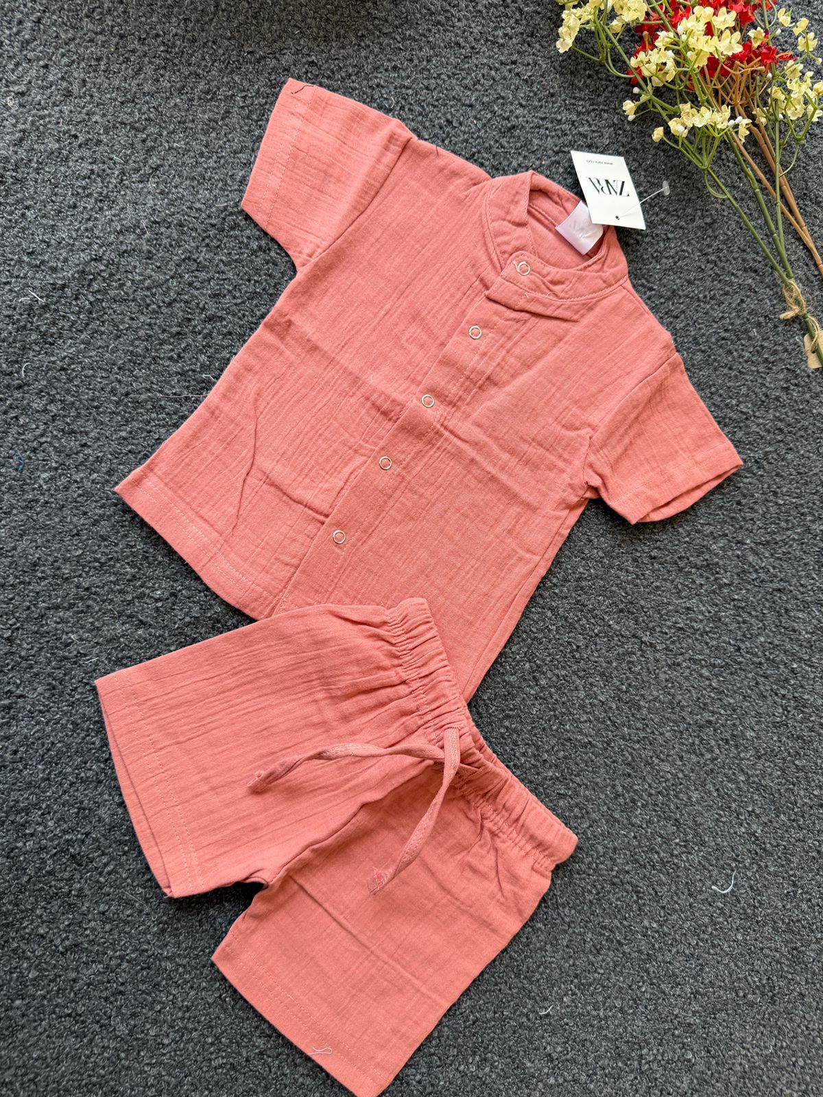 Premium Muslin & Cotton Boy Coords| 0-2yrs | Summer Edition | Soft and Breathable