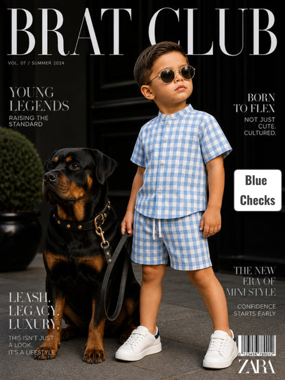 Premium Muslin & Cotton Boy Coords| 0-2yrs | Summer Edition | Soft and Breathable