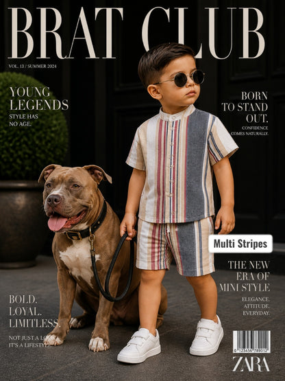 Premium Muslin & Cotton Boy Coords| 0-2yrs | Summer Edition | Soft and Breathable