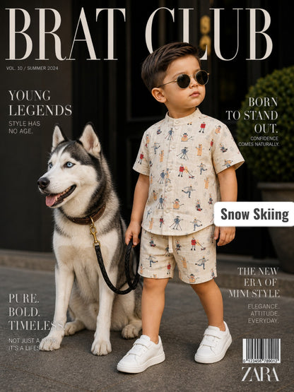 Premium Muslin & Cotton Boy Coords| 0-2yrs | Summer Edition | Soft and Breathable