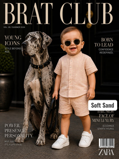 Premium Muslin & Cotton Boy Coords| 0-2yrs | Summer Edition | Soft and Breathable
