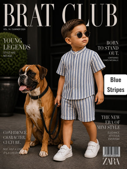 Premium Muslin & Cotton Boy Coords| 0-2yrs | Summer Edition | Soft and Breathable