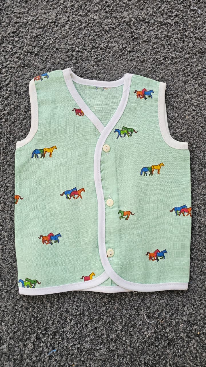 Printed Colored Jablas (0-3 Months) – Unisex