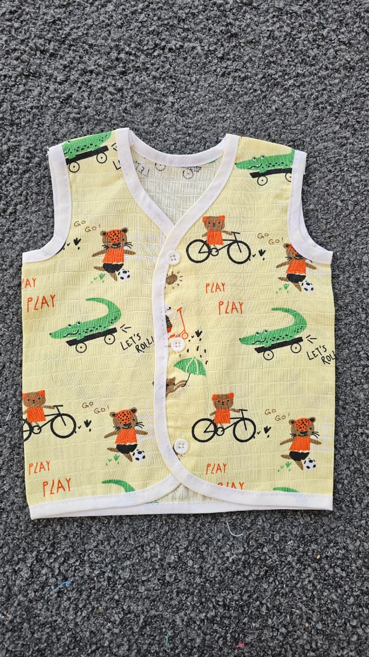 Printed Colored Jablas (0-3 Months) – Unisex