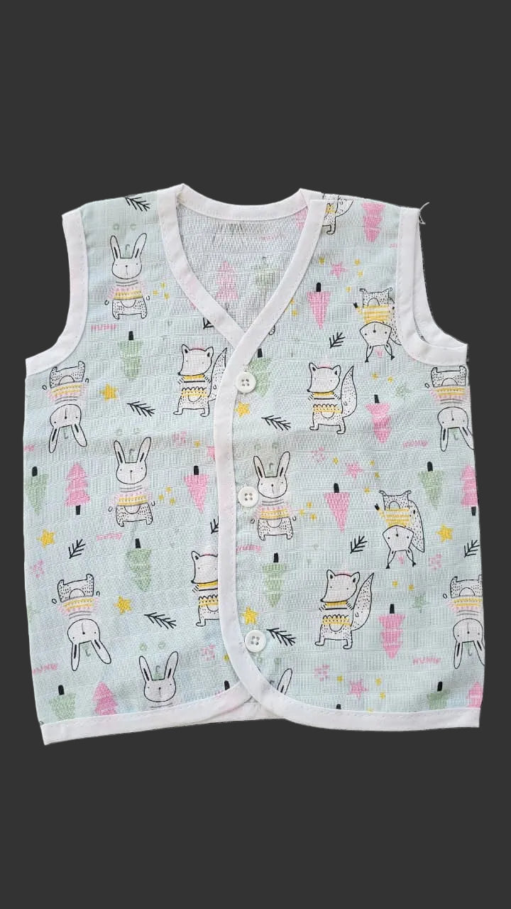 Printed Colored Jablas (0-3 Months) – Unisex