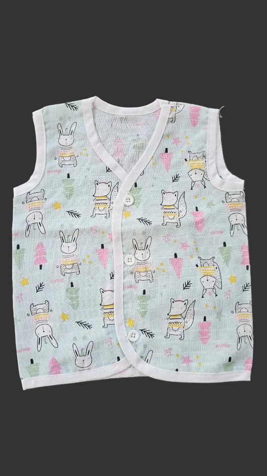 Printed Colored Jablas (3-6 Months) – Unisex