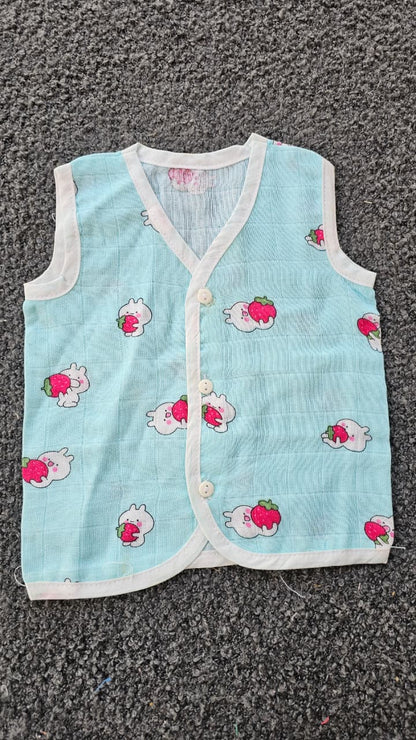 Printed Colored Jablas (0-3 Months) – Unisex