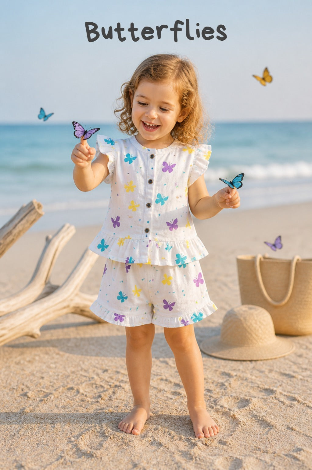 Muslin Frill Summer Short Sets | Summer Edition | Soft and Breathable