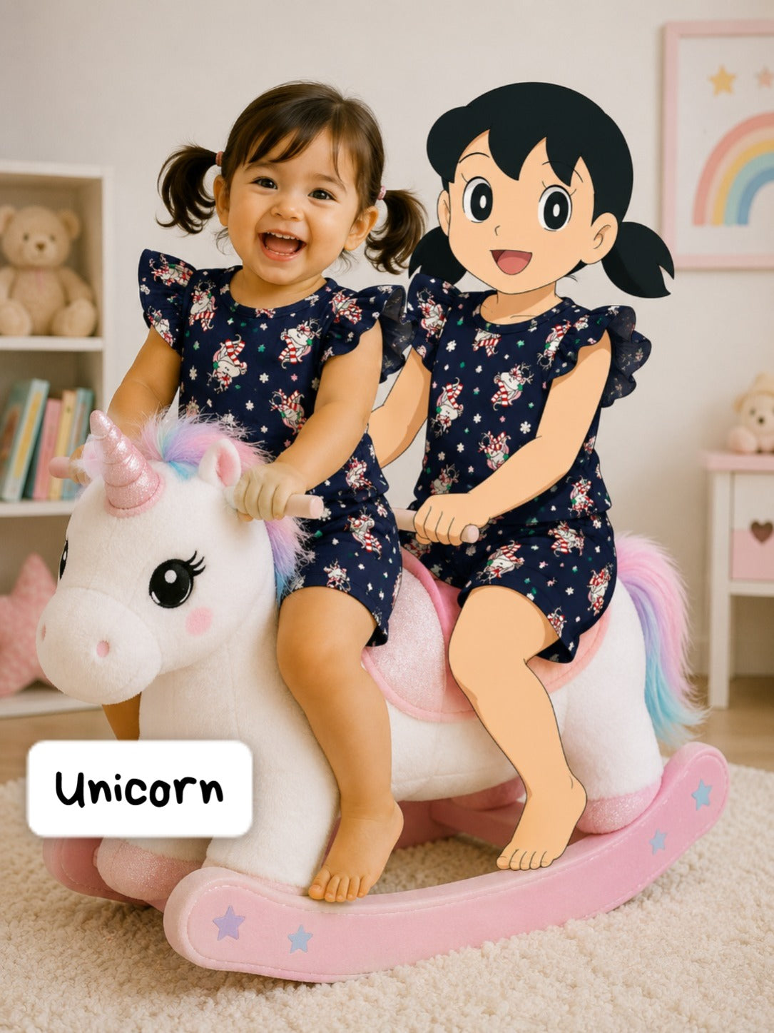 Soft Ribbed Cotton Frill Short Sets | 6m to 3yrs| Summer Edition