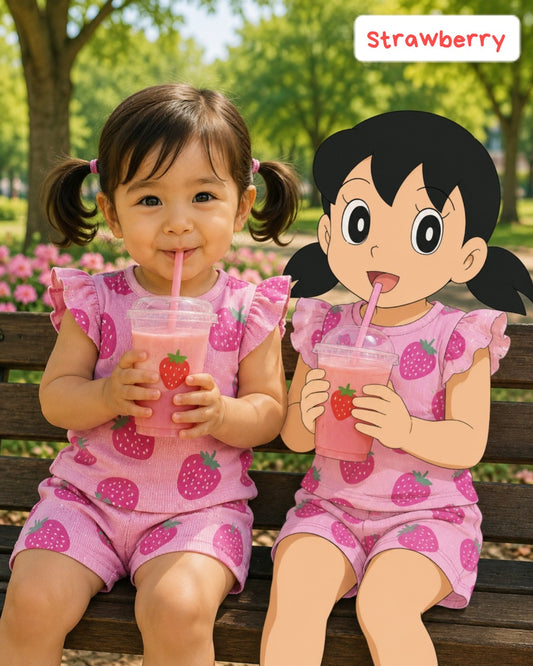 Soft Ribbed Cotton Frill Short Sets | 6m to 3yrs| Summer Edition