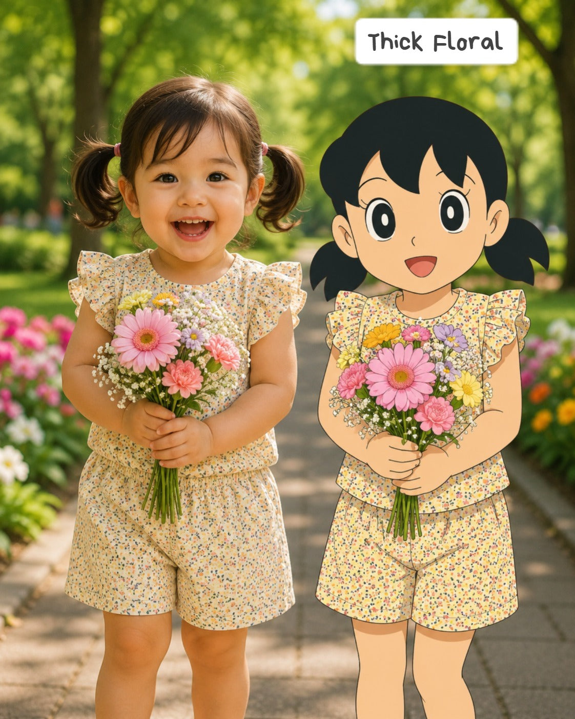 Soft Ribbed Cotton Frill Short Sets | 6m to 3yrs| Summer Edition