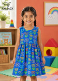 Sleeveless Pure Cotton Frocks for 2-6yrs Girls | Super soft and comfortable fabric
