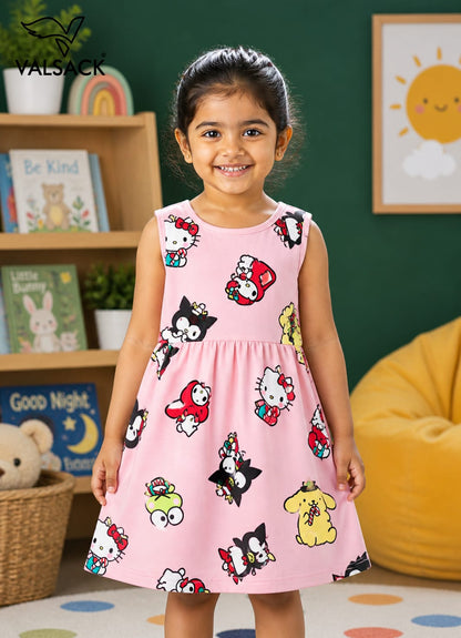 Pure Cotton Frocks for 2-6yrs Girls | Super soft and comfortable fabric