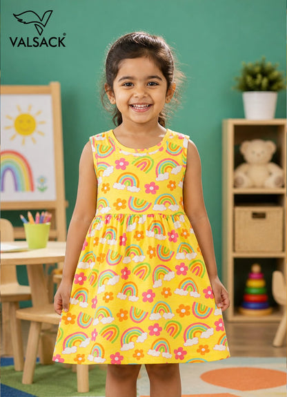 Pure Cotton Frocks for 2-6yrs Girls | Super soft and comfortable fabric