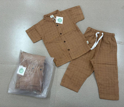 Muslin full Pant Sets | 6m to 3yrs| Premium Edition