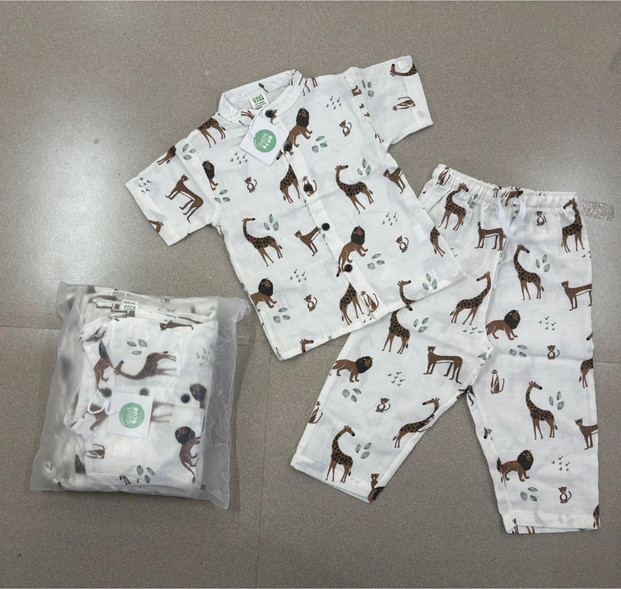 Muslin full Pant Sets | 6m to 3yrs| Premium Edition