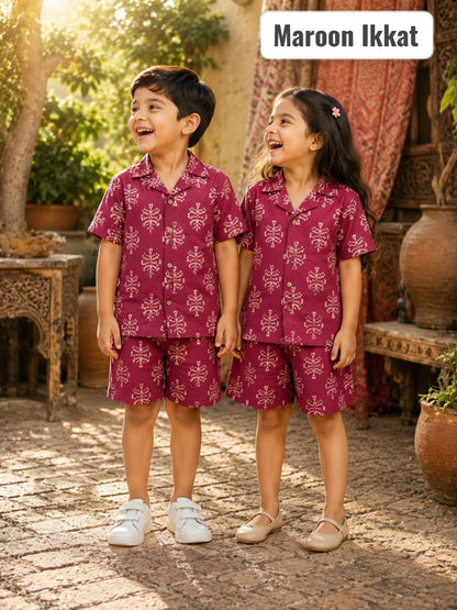 Aesthetic Cotton Unisex Sets | Summer Style Edition | 3yrs - 10yrs