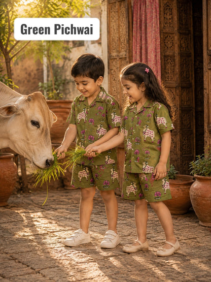 Aesthetic Cotton Unisex Sets | Summer Style Edition | 3yrs - 10yrs
