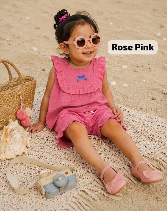 Luxe Muslin Frill Short Sets | 9m to 3yrs| Trendy Edition
