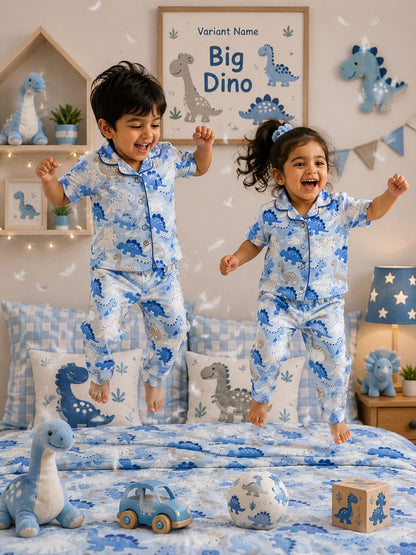 Ribbed Cotton Night Suits | Soft and Cozy | 1y-3yrs
