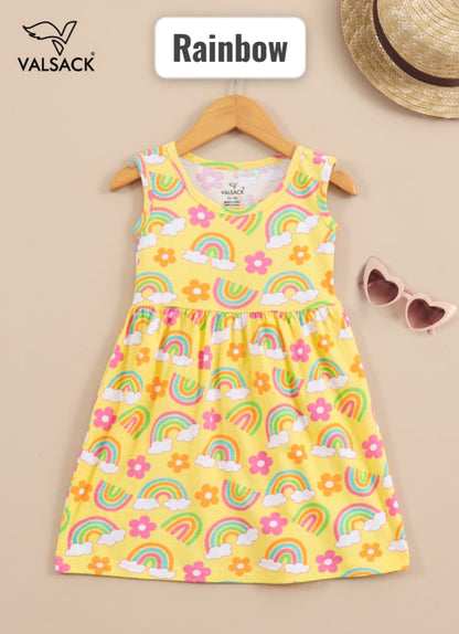 Pure Cotton Frocks for 2-6yrs Girls | Super soft and comfortable fabric
