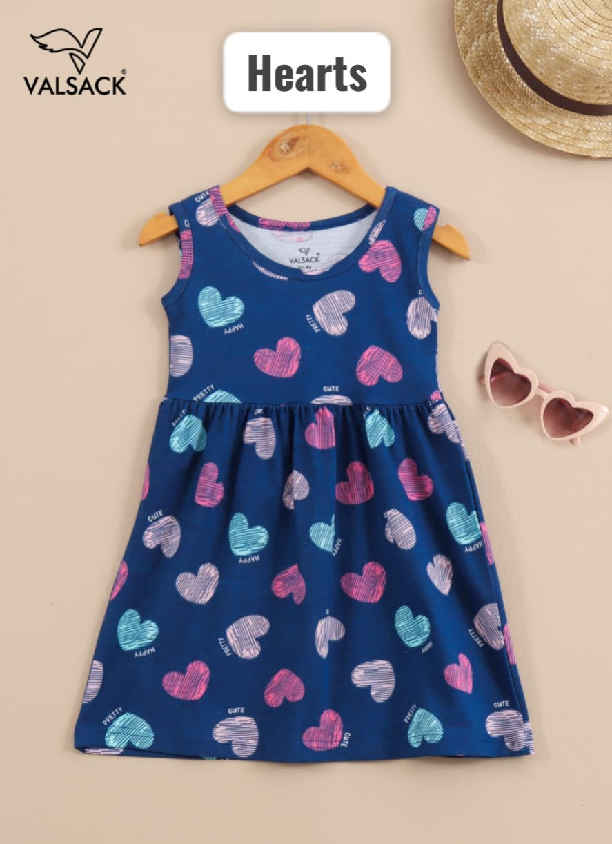 Pure Cotton Frocks for 2-6yrs Girls | Super soft and comfortable fabric