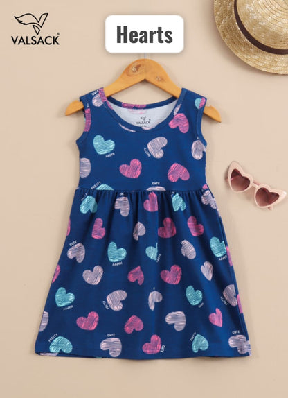 Pure Cotton Frocks for 2-6yrs Girls | Super soft and comfortable fabric